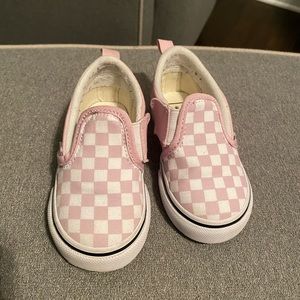 Pink Checkered Vans